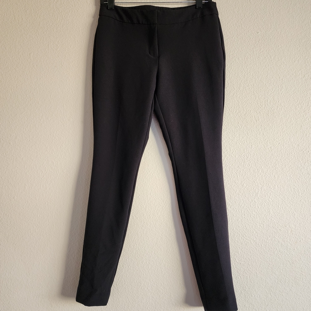 Worthington womens black slacks slim leg size 4